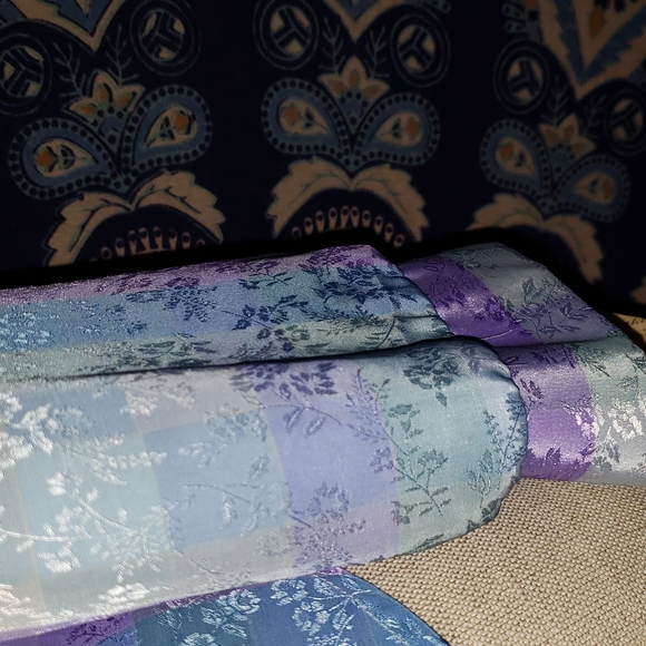 80's blouse with tags, size 12 kaki Roberts - Picture 6 of 7